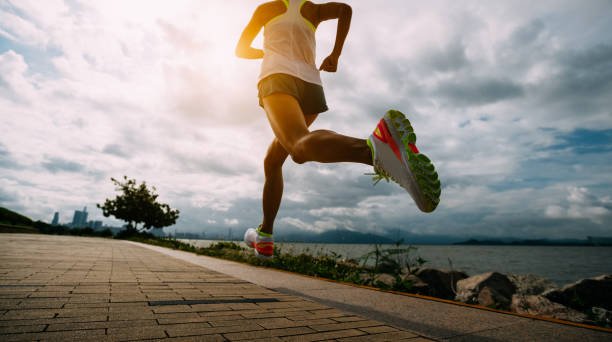Fitness woman running